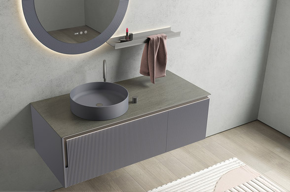 2106 实木烤漆浴室柜（镜）组合